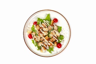 Салат цезарь с курицей