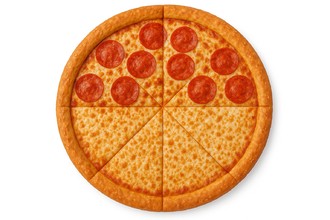 2 в 1: Пепперони + сырная