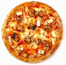 Пицца с хрустящими баклажанами